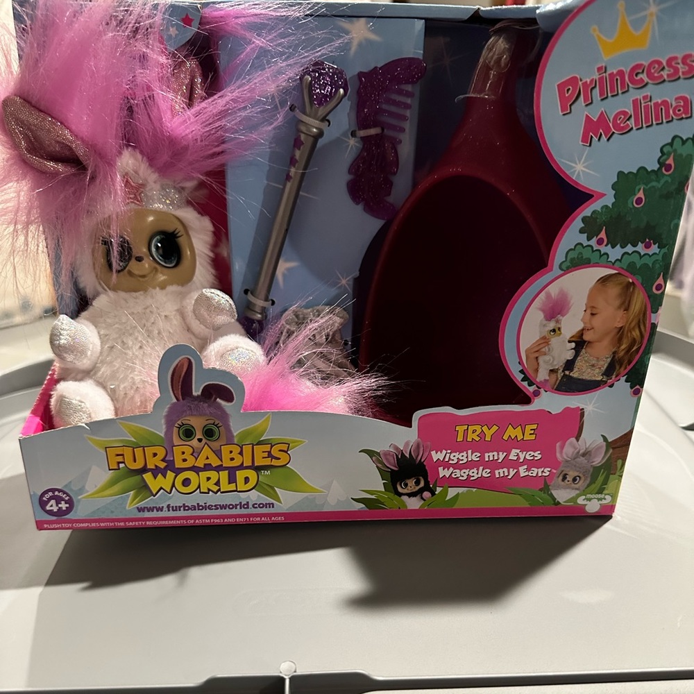 Fur Babies World Princess Melina New Rare